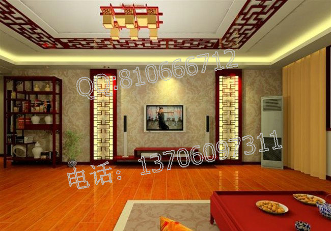 中式酒店客廳家具